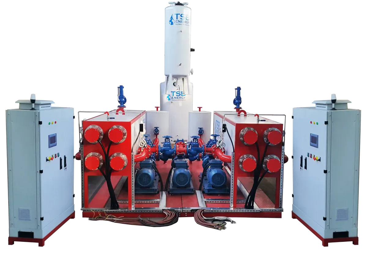 Electric thermal fluid heater