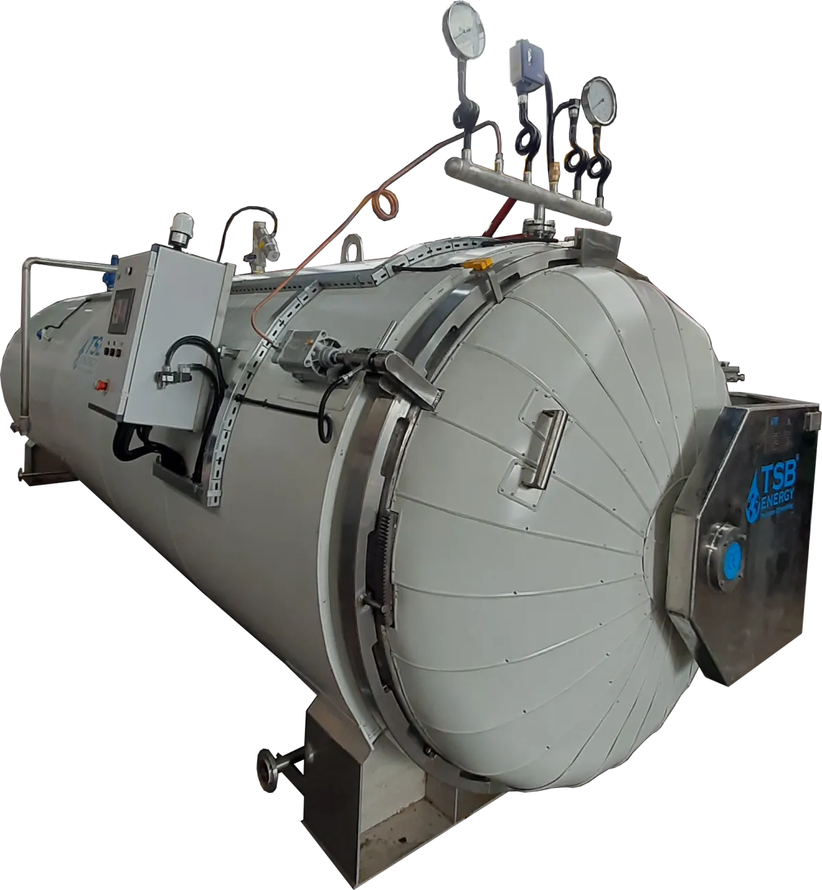 Medical waste sterilisation autoclave